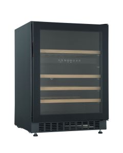 Robinhood 46 Bottle Dual Zone Wine Cabinet Black