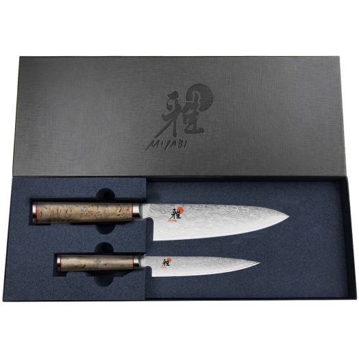 Miyabi 5000MCD Birchwood Knife Set of 2