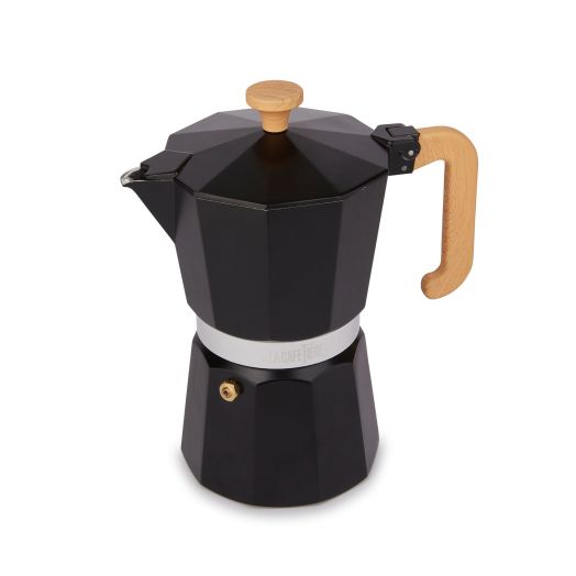 La Cafetiere Venice 6 Cup Espresso Maker - Aluminium, Black