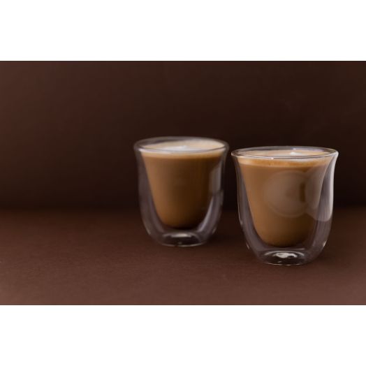 La Cafetiere Double Walled Glass Cappuccino Cups - 200ml, Set of 2