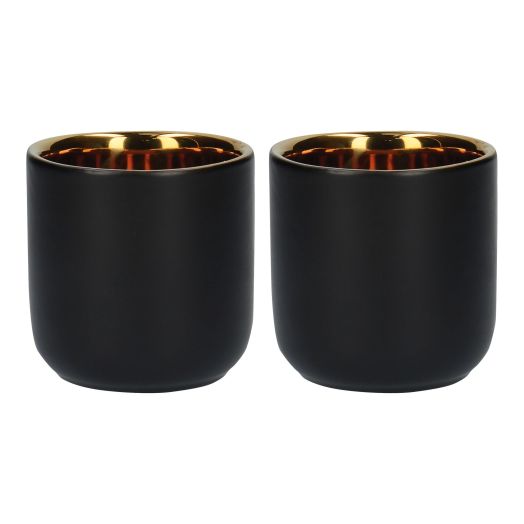 La Cafetiere Set of 2 Double Insulated Espresso Cups - 70 ml, Gift Boxed