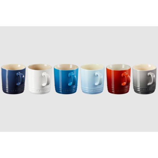 Le Creuset Stoneware Mug 350ml Set of 6 - Coastal