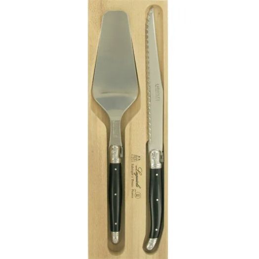 Cake Knife & Server Set -Black