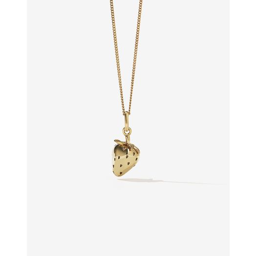 Meadowlark Strawberry Charm Necklace