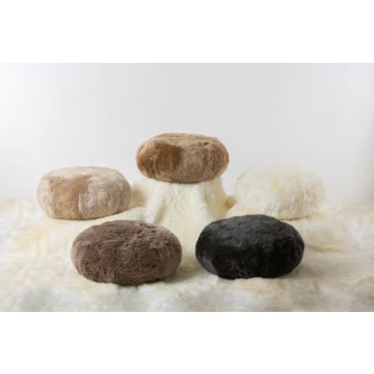 Fibre by Auskin New Zealand Longwool Sheepskin Ottoman