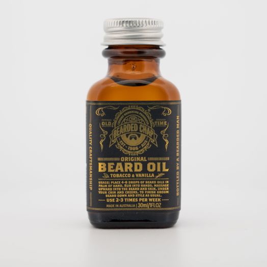 The Bearded Chap Tobacco & Vanilla Beard Oil 30ml