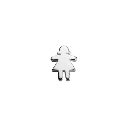 STOW Stowaway Girl Charm - Daring - Sterling Silver