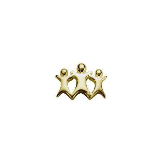 STOW Stowaways Charm - My Family - 9ct gold