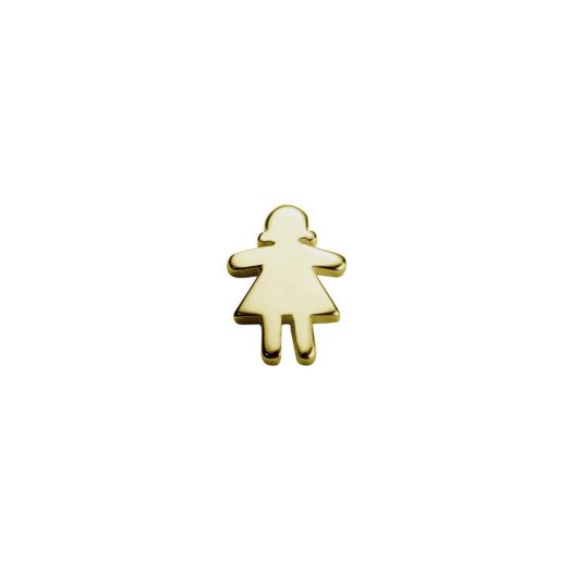 STOW Stowaway Girl Charm - Daring - 9ct gold