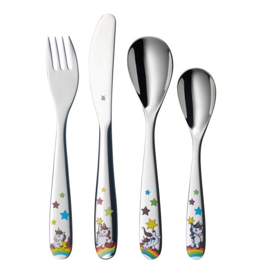 WMF Kids Cutlery 4 Piece Unicorn Set