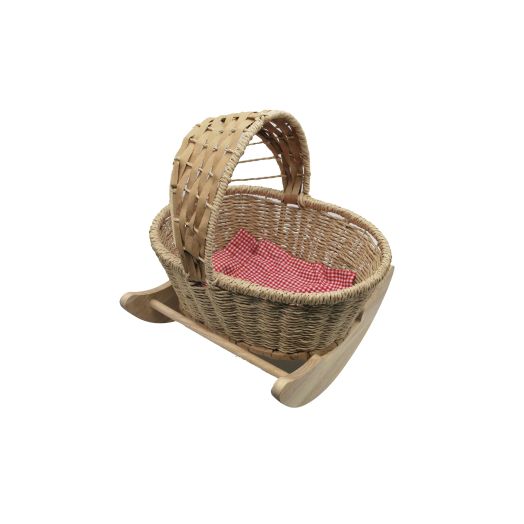 Qtoys Jute Doll Cradle