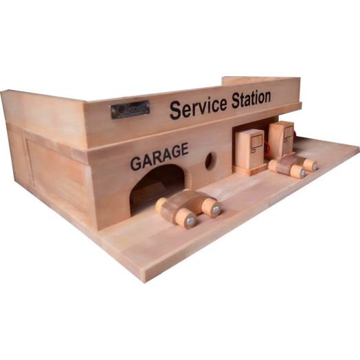 Qtoys Solid Wooden Service Station