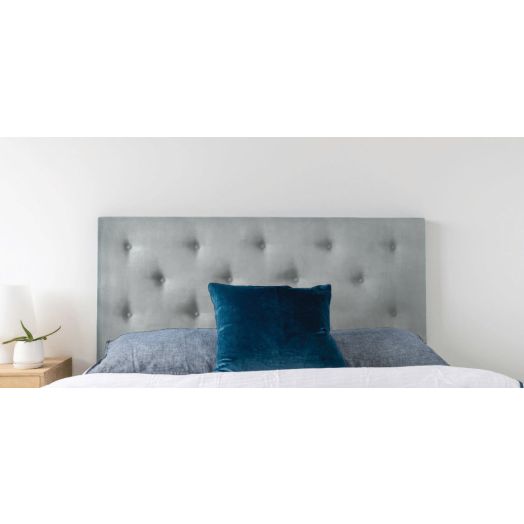 Mazon Luton Upholstered Fabric Headboard Zurich Titanium