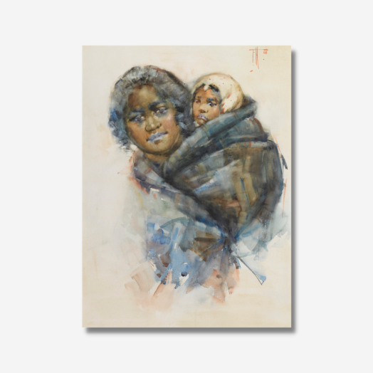 Te Papa Store - Frances Hodgkins Maori Woman & Child Art Print