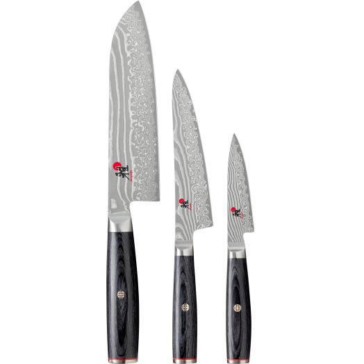 Miyabi 5000FCD Knife 3/Set Santoku 18cm, Shotoh 13cm & Shotoh 9cm